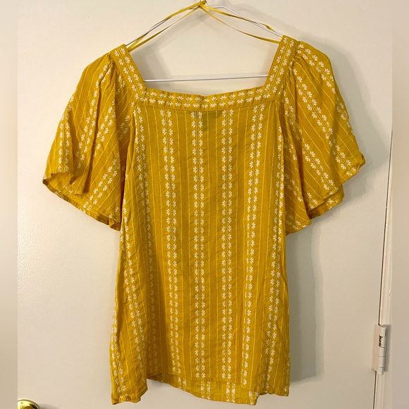 Banana Republic Yellow Blouse - Picture 2 of 6